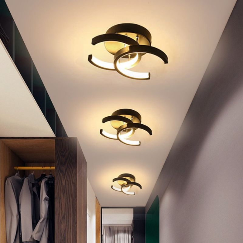 Luminária de Teto Plafon AuraCrescent LED