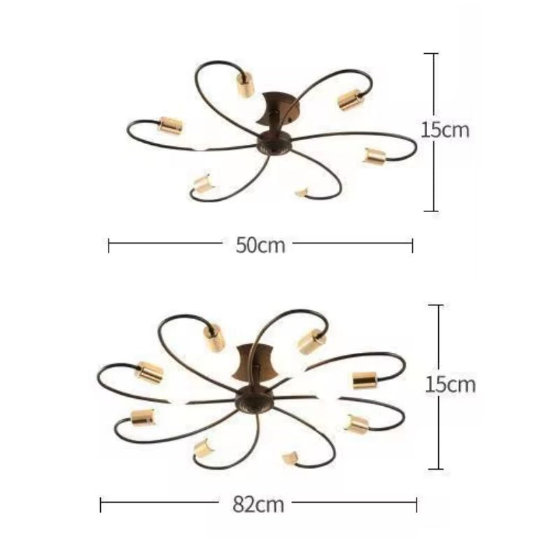 Lustre Luminária de Teto Lotus