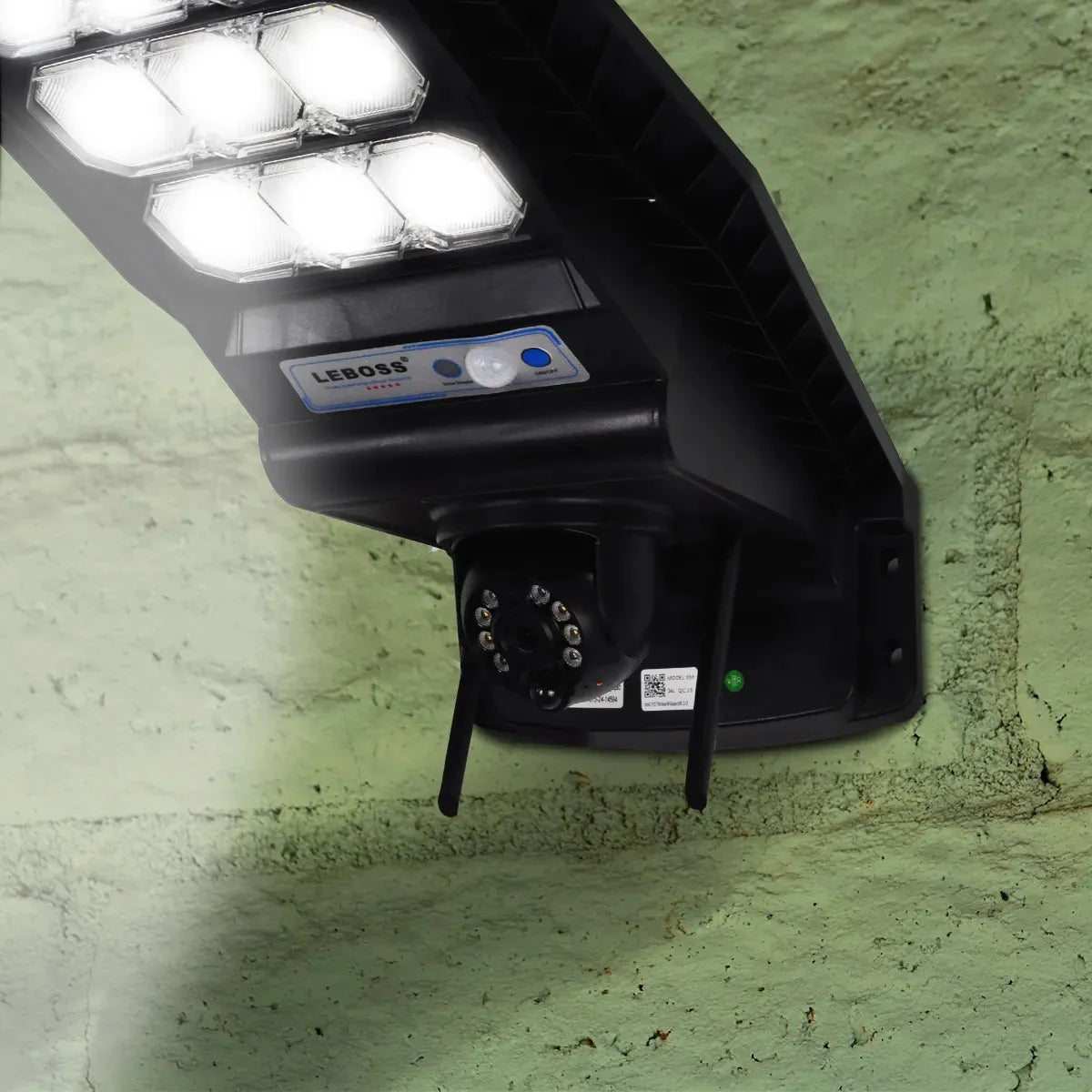 Luminária Solar 400w Com Câmera de Monitoramento Wifi