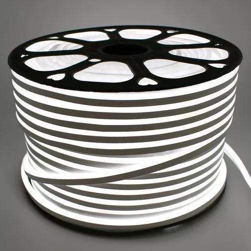 Fita Led Neon Flex Rolo 100 metros 12v Branco-frio