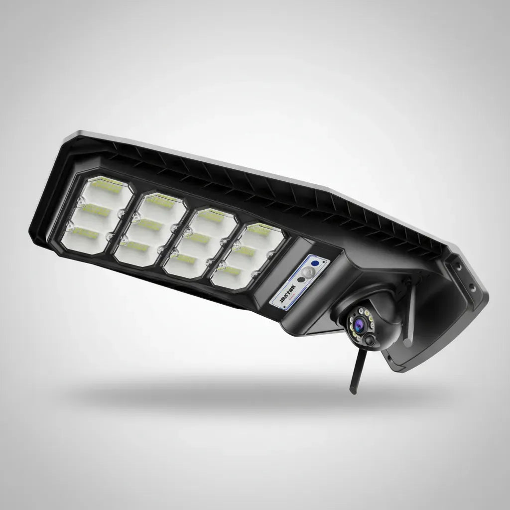 Luminária Solar 400w Com Câmera de Monitoramento Wifi