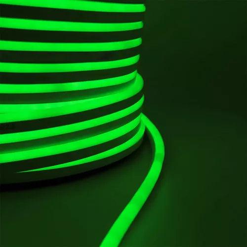 Fita Led Neon Flex Rolo 100 metros 12v Verde