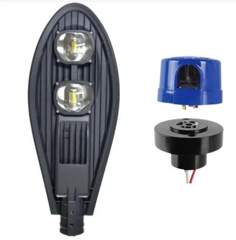 Luminária Pública para Poste Rua LED 100W Rele (Fotocélula)