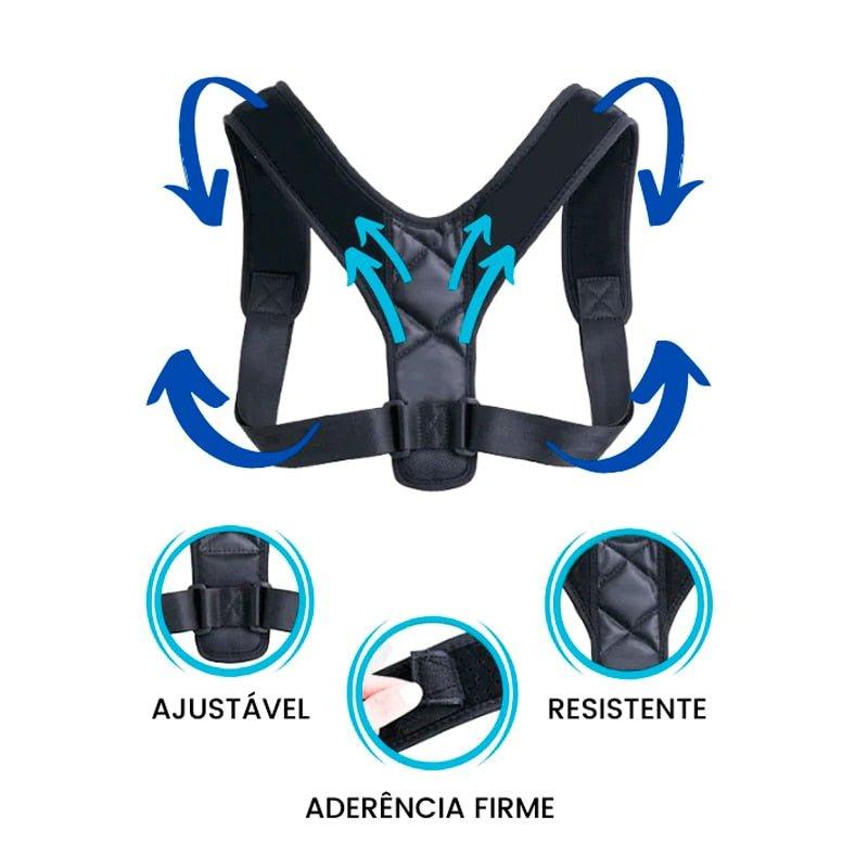 Corretor Postural Ortopédico Unisex Ajustável ™ - Baú Shops