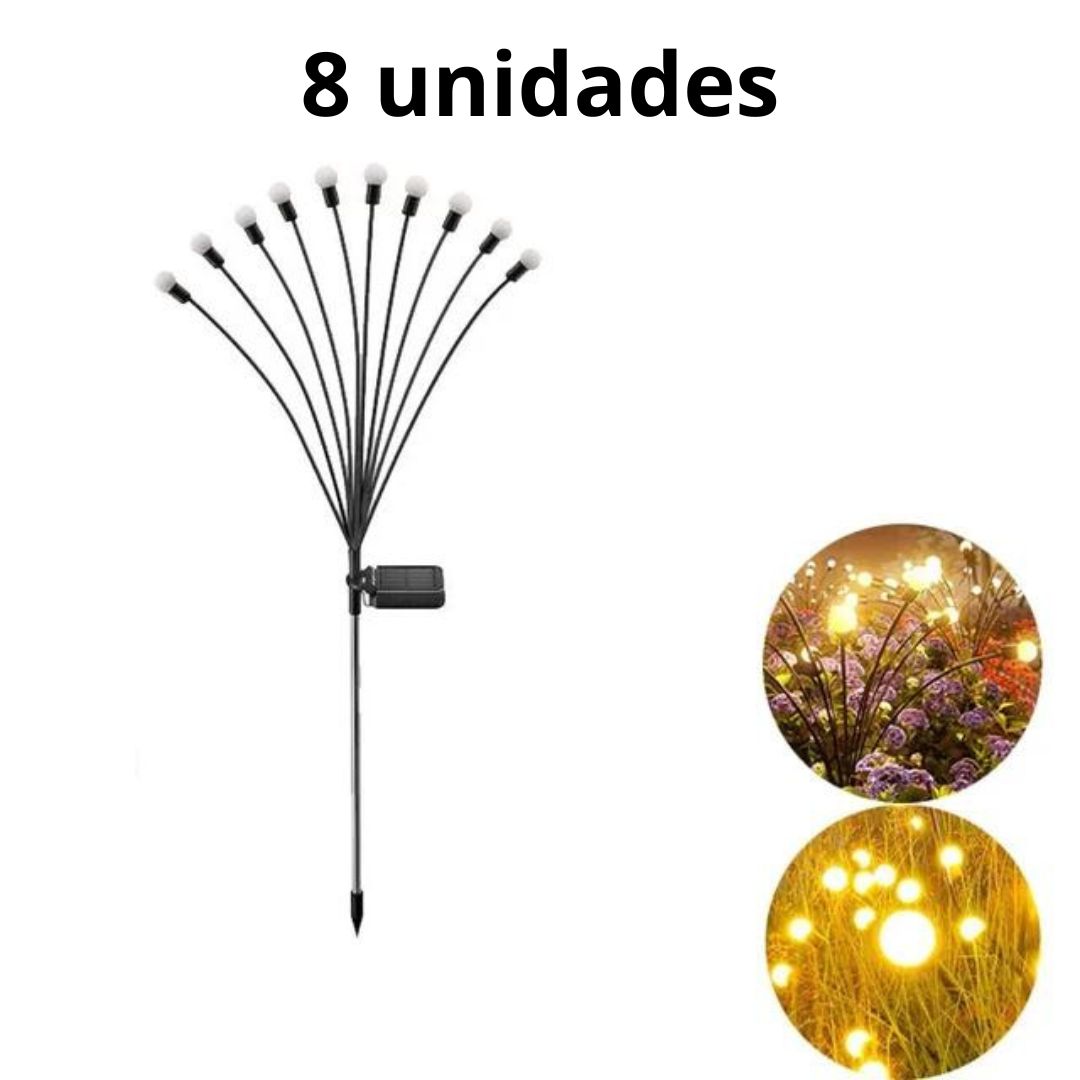 Luz VagalumeLED Solar para Jardim