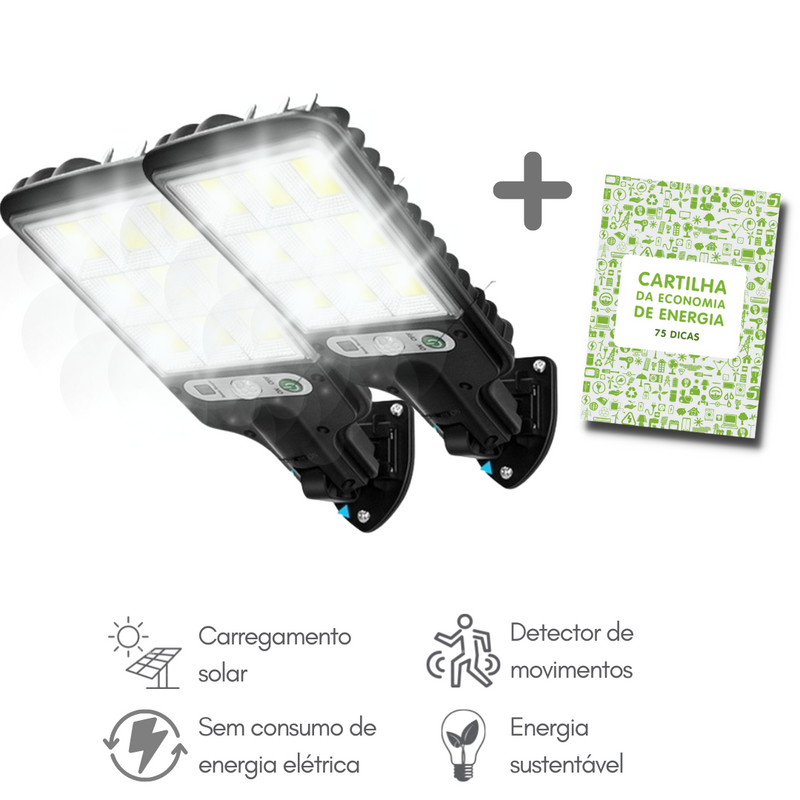 Luminária LED Solar Solare + Brinde Exclusivo E-book