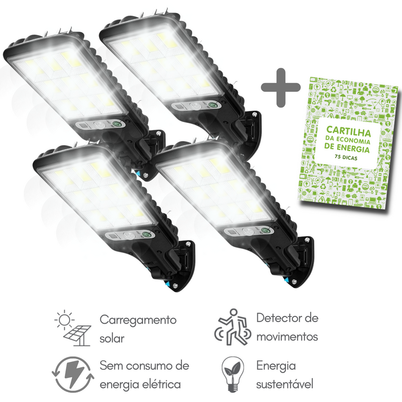 Luminária LED Solar Solare + Brinde Exclusivo E-book