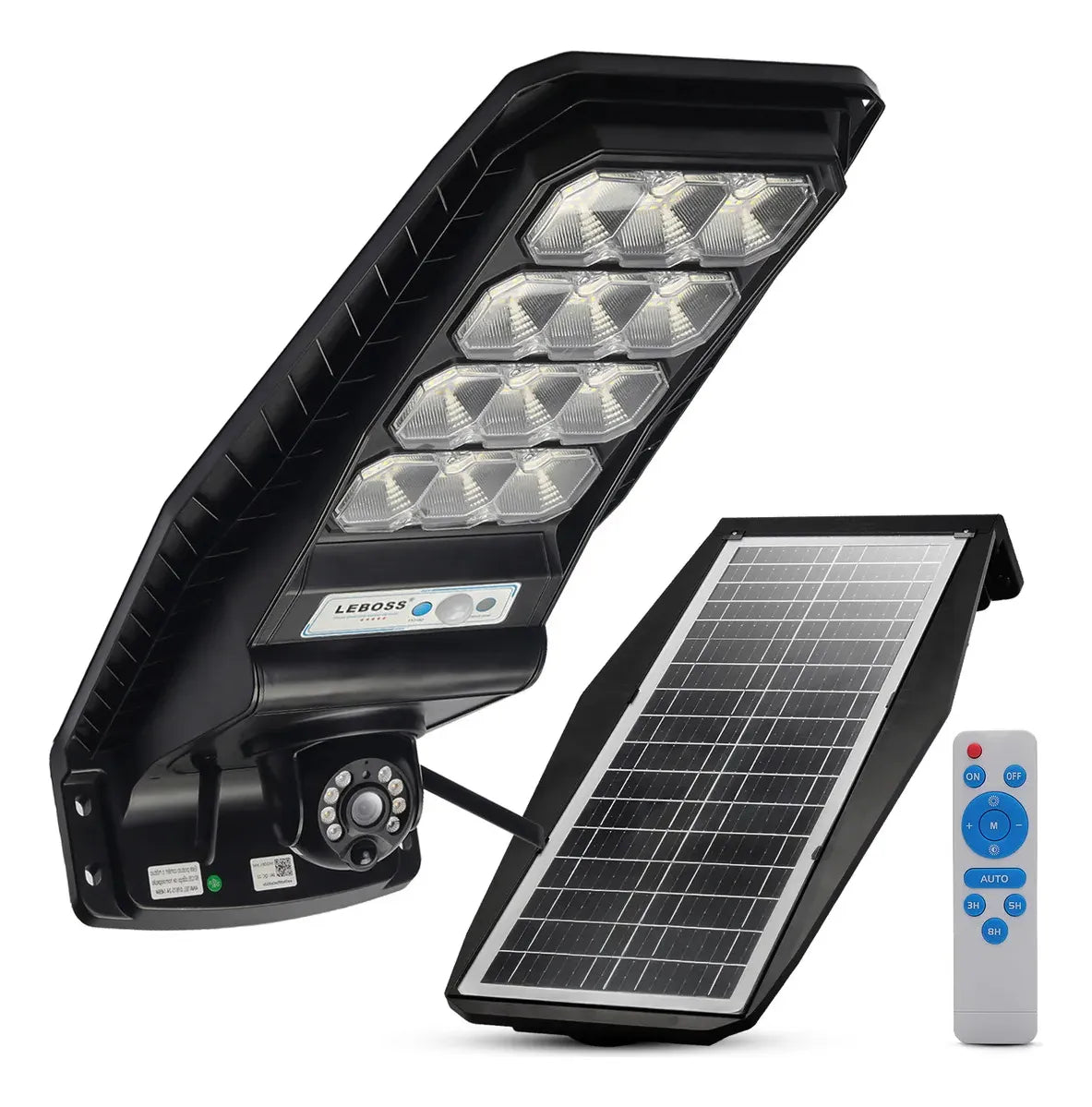 Luminária Solar 400w Com Câmera de Monitoramento Wifi