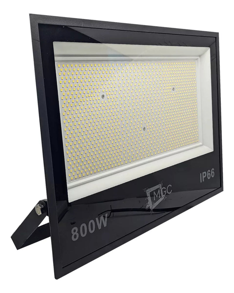 Refletor Holofote de LED 800W Slim Branco Frio