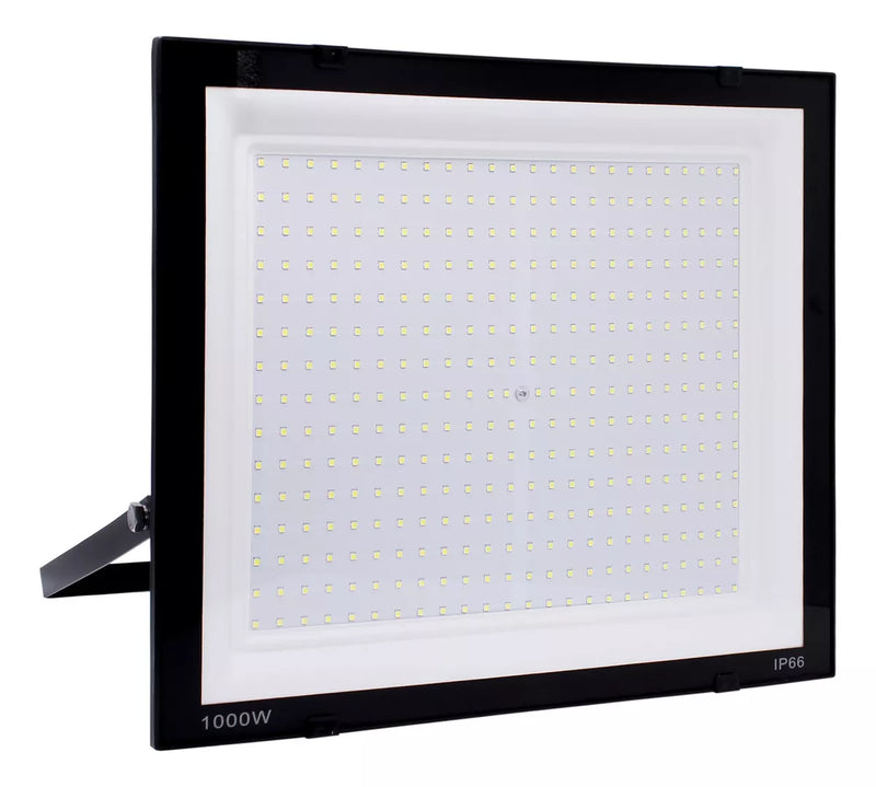 Refletor Holofote de LED 1000W Slim Branco Frio