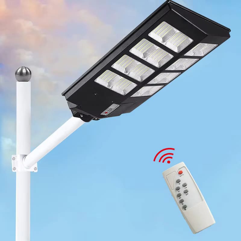 Luminária LED Solar para Chácaras, Quintal, Comércio e Ruas - Parede ou Poste