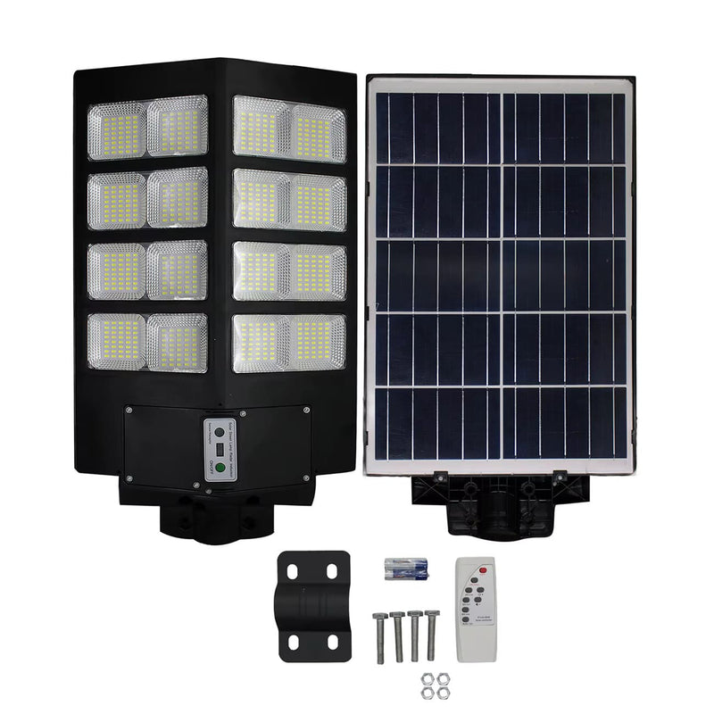 Luminária LED Solar para Chácaras, Quintal, Comércio e Ruas - Parede ou Poste