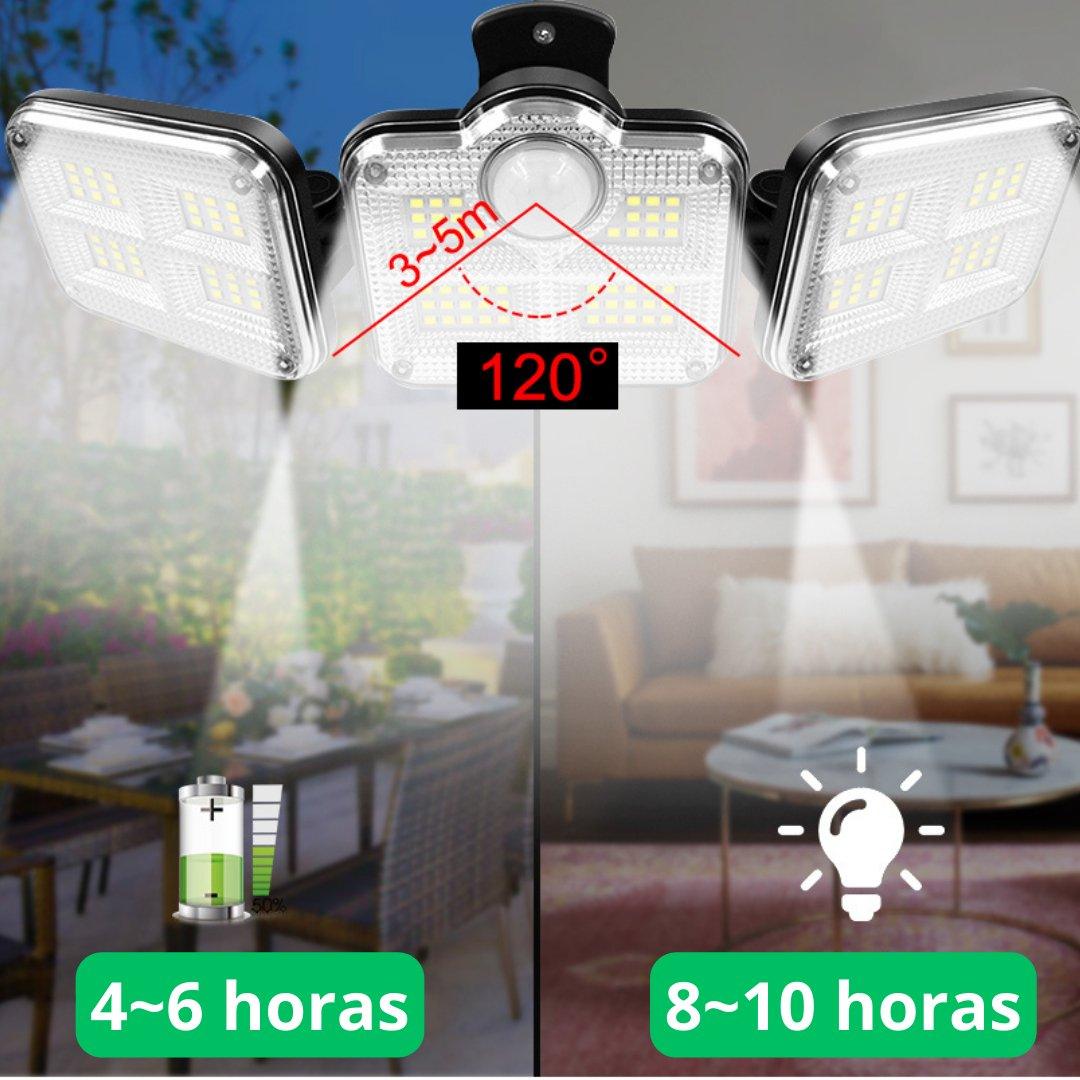 Refletor LED Solar EcoSol™ [Brinde e-book] - Baú Shops